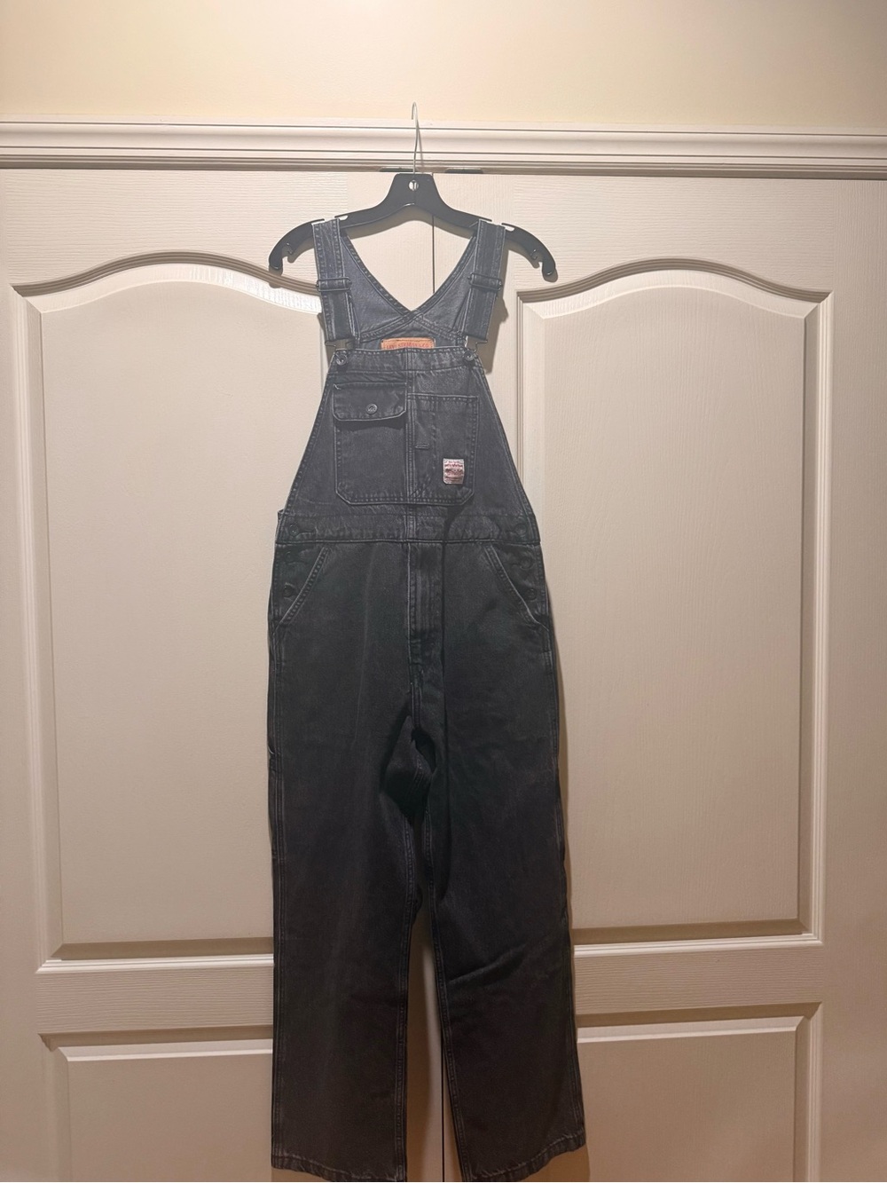 Levi’s Workwear Loose Black Denim Overalls - Women Size Small
